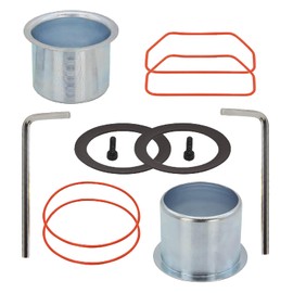 K-0650 Air Compressor Cylinder Sleeve & Compression Ring Kit Compatible with Craftsman, Porter Cable, DeVilbiss Oil-Free Compressor Cylinder, Replaces OEM K-0650, 165080, K-0058, KK-4835(2 sets)