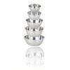 5-Piece Stainless Steel Mixing Bowl Set, Premium Nesting Design for