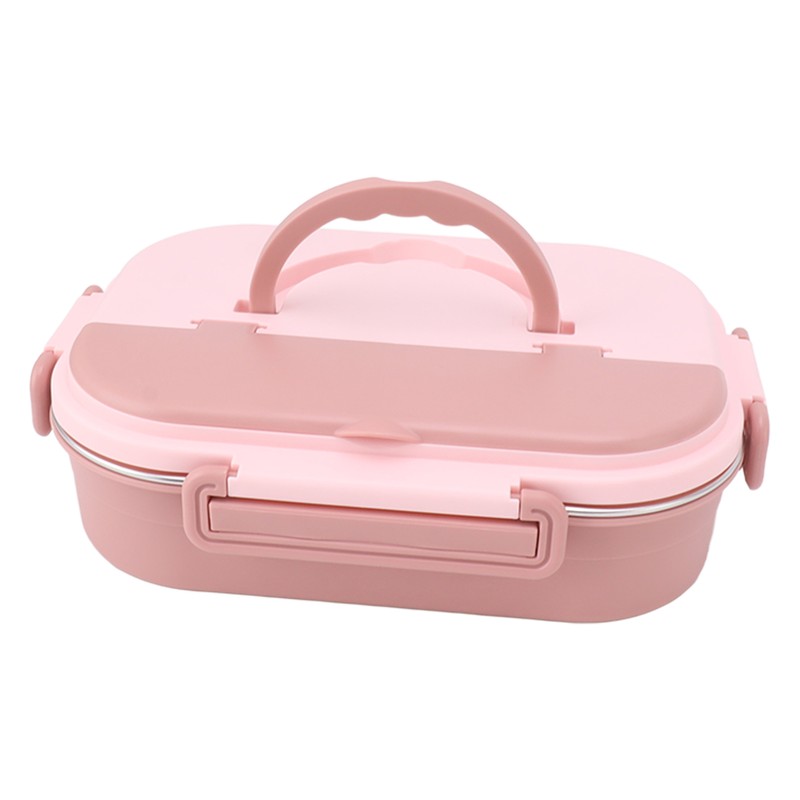 Stainless Steel Insulated Lunch Box 4 Grid Corrosion Prevention Rustproof