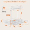 Delamu 2 Pack Metal Bathroom Organizers and Storage, 2 Tier