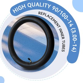 2 Pack 14 x 2.125 Inner Tube 14 Inch Electric Bike Tubes with Angled Valve Stem for Replacement Electric Scooters, E-Bike 14" Bike Tire Tubes