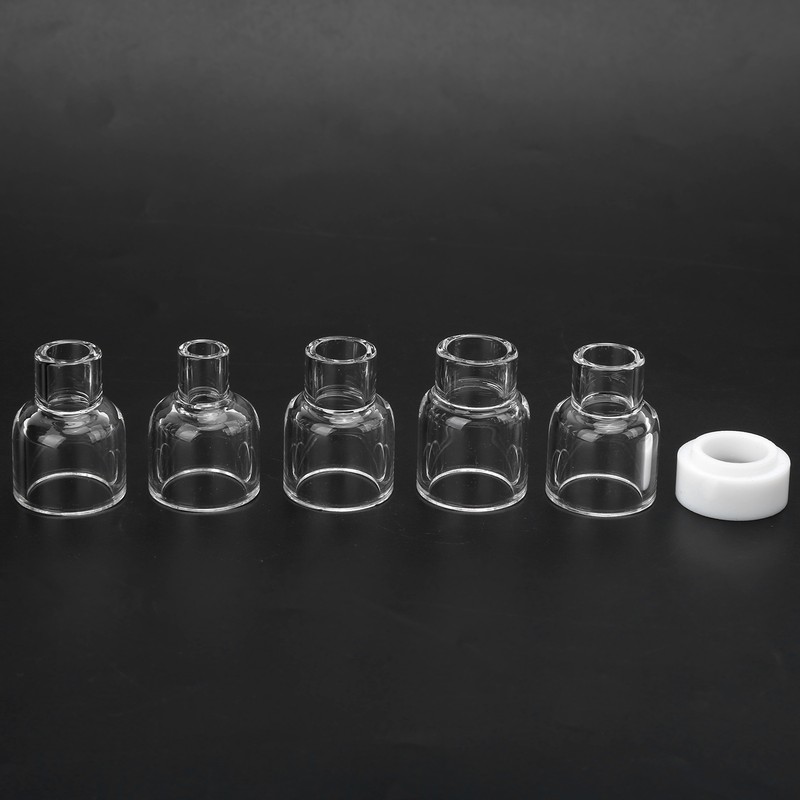 Welding Torch Accessories Kit Glass Cup Nozzle Welder Consumables for