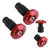 Aramox Motorcycle Handlebar Plug, 22mm 7/8inch Handlebar End Slider Plug