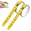Giantree 2Pcs Steel Self-Adhesive Measuring Tape, Right to Left Reading