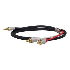 DynaVox 207386 Stereo Audio Cable Male to Male 5 m Black