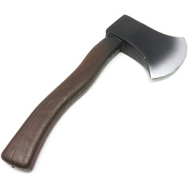 Skeleteen Lumberjack Costume Prop Toy - Wood Look Hatchet Axe Props for Party - 1 Piece