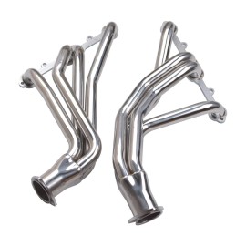 Unbranded Steel Long Tube Header Exhaust Header For 66 -87 Chevy SBC Pickup Truck SUV