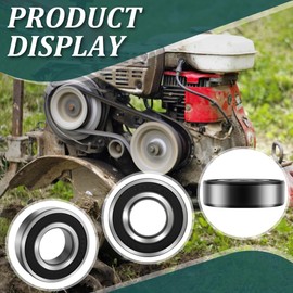 NOOTO 1 Pack 6205-2RS Bearing - Lubricated Chrome Steel Sealed Ball Bearing - 25x52x15mm Bearings with Rubber Seal & High RPM Support