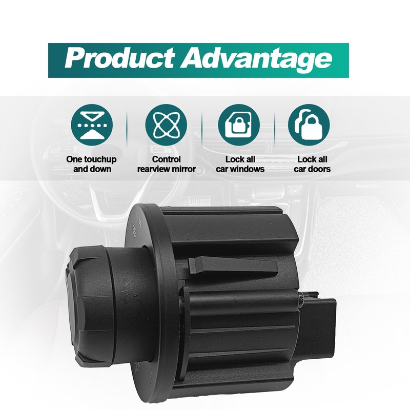 NOTISH 4WD Switch Knob, 4x4 Differential Lock Switch, E-Locker Override