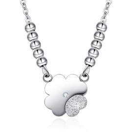 Dada Gioielli - Women's Clover Necklace - Lucky charm pendant - Ladies Valentine's Day Gift 2025