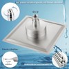 Regaderas Cabezal de Ducha de 8' con 2pcs 25 Etapas