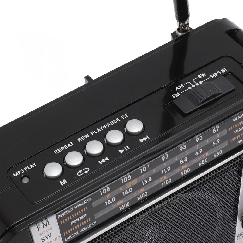 Portable Shortwave Radio FM AM SW Bluetooth 5.0 Multifunction Multi