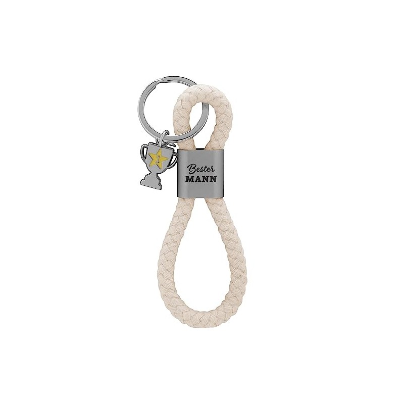 GRUSS & CO Keyring Loop Motif Man | Pendant Consisting