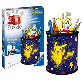 Ravensburger Pokemon 3D Jigsaw Puzzle for Kids Age 6 Years Up - 54 Pieces - Pencil Pot - No Glue Required