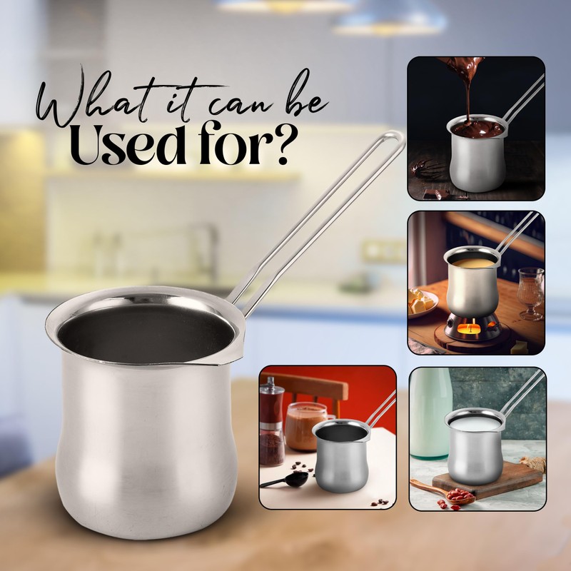 Alpine Cuisine Stainless Steel Coffee Warmer, 16oz with Ergonomic Hanging
