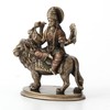 Veronese Design 3 3/4" Hindu Goddess Durga Riding on Lion