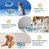 OT-NVWOZR Dog Puzzle Slow Feeder Toy with Licky Mat for