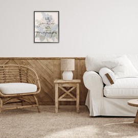 Stupell Industries Garden In Spring French Black Framed Giclee Art design by Lil' Rue, 14 x 11