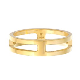 Kuzzoi Solid Men's Ring (6 mm) Puristic Design Band Ring for Men Made of 925 Sterling Silver Gold-Plated Silver Ring Men's Polished Ring Golden Modern Solid Ring Size 60-66 0605612421, Sterling Silver