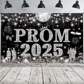 Graduation Prom Decorations for Class of 2025, Extra Large Fabric Congrats Grad Backdrop for Party Supplies, 72 x 44 Inch Graduations Booth Background Banner for Senior High School College