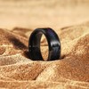 King Will Black Tungsten Carbide Rings For Men 8mm Wedding