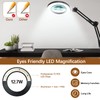VUEJIC 10X Magnifying Glass with Light and Clamp, Magnifier with