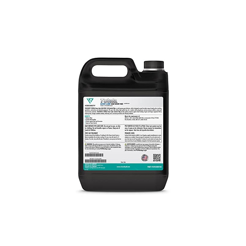 VISCOSITY TUTELA Gear Lube SAE 85W-140 - Compatible With Caterpillar,