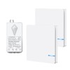 NineLeaf 3 Way Wireless Light Switch Kit, No Wiring, No
