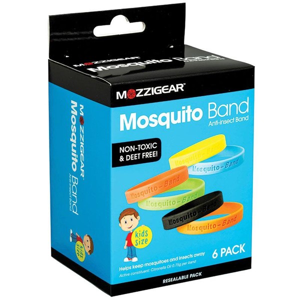 Mozzigear Mosquito Band Kids 6 Pack