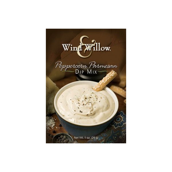 Wind & Willow Peppercorn Parmesan Dip Mix Boxes, Pack of