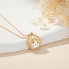 925 Sterling Silver Mustard Seed Necklace for Women Mountains Jewelry