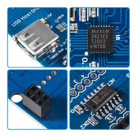 USB Host Shield Compatible with Arduino Mega 2560 1280 Support for Google Android ADK USB HUB Function