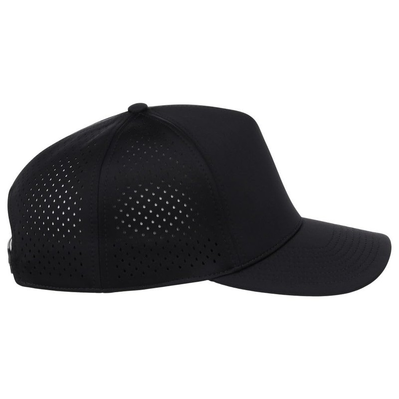 Lids Tee Box 5-Panel Performance Tech Adjustable Snapback Cap, Black,