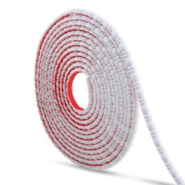 0.4" x 196.8"Peel and Stick Bead and Reel Trim - Easy to Paint, Flexible DIY Craft Molding for Mirror Frame, Backsplash, Wall, Door, Cabinet, Dresser, Shelf