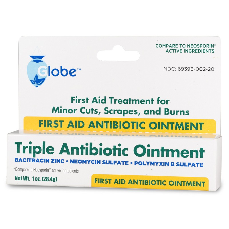 Globe (12 Pack) Triple Antibiotic First Aid Ointment 1 oz,