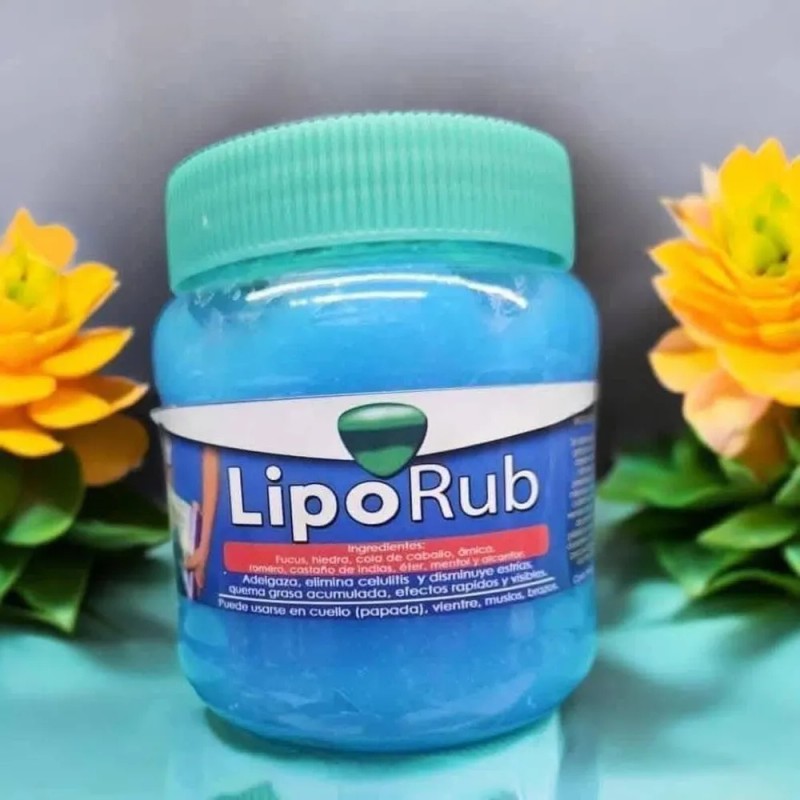 Liporub Gel Quema Grasa ,elimina Estrias Mentol