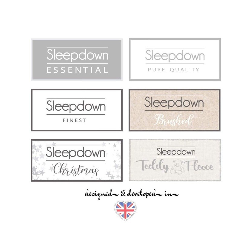 Sleepdown Fitted Sheet Polycotton Easy Care Non - Iron Super