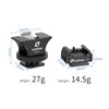 Leofoto FA-13+FA-10 Quick Release Adapter [Cold Shoe to Cold Shoe]