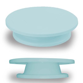 Aleissi | Base Giratoria de 360 Grados con Balines, Movimiento Suave para Decoracion de Pasteles, Tartas, Postres, Cupcake, Repostería, Resistente hasta 5kg (Azul)