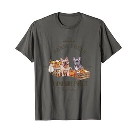 Pumpkin Patch French Bulldog The Original Farm Fresh Fall T-Shirt