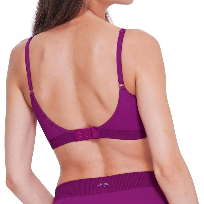 Sloggi Women's Ever Infused Multi VIT P Padded Bra, Violet