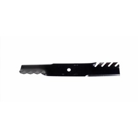 USA Mower Blades (3 MB022BP Toothed High-Lift for Bad Boy 038000300 Jacobsen 390665 Length 18 in. Width 2-1/2 in. Thickness .203 in. Center Hole 5/8 in. 36 in. 52 in. 54 in. Deck