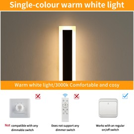 Mikeru 2pack 39.3inch Wall Light Fixtures, 3000k Exterior Lighting Fixtures Ip65 Waterproof Rust Outdoor Light Fixtures Hardwire Wall Mount Porch Lights for Garage (Width: 5.5inch)