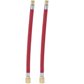 Pump Tube 2Pcs Pump Extension Hose Inflator Tube for Schrader Valve(Copper)