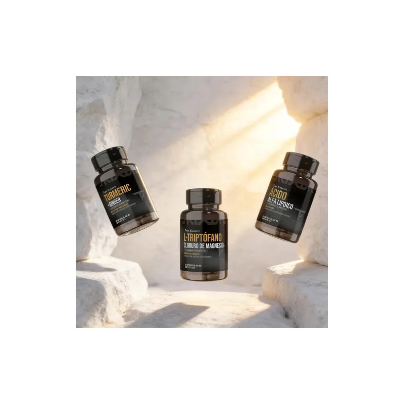 Cúrcuma Turmeric + Jengibre Pimienta Negra 60cap Sin Sabor