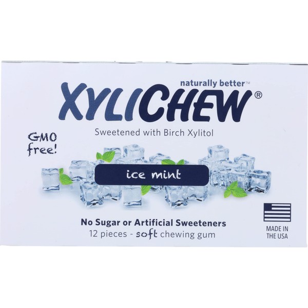 Xylichew Mint Ice Soft Chewing Gum, Sugar Free, No Artificial