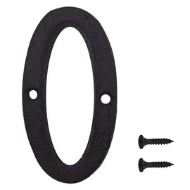 INCREWAY Cast Iron Numbers 3" Black Retro Metal Numbers House Numbers for Cafe Bar Restaurant (0)