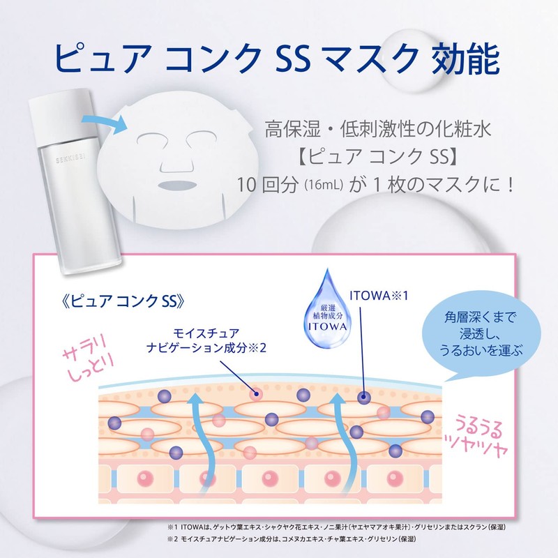 Sekkisei Clear Wellness (For Sensitive Skin) Pure Conch SS Mask,