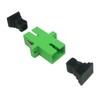 CERRXIAN SC Fiber Optic Adapter Female to Female APC Simplex