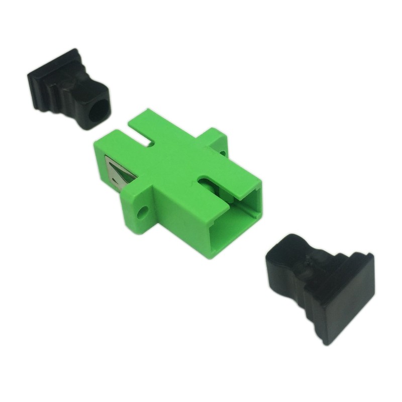 CERRXIAN SC Fiber Optic Adapter Female to Female APC Simplex